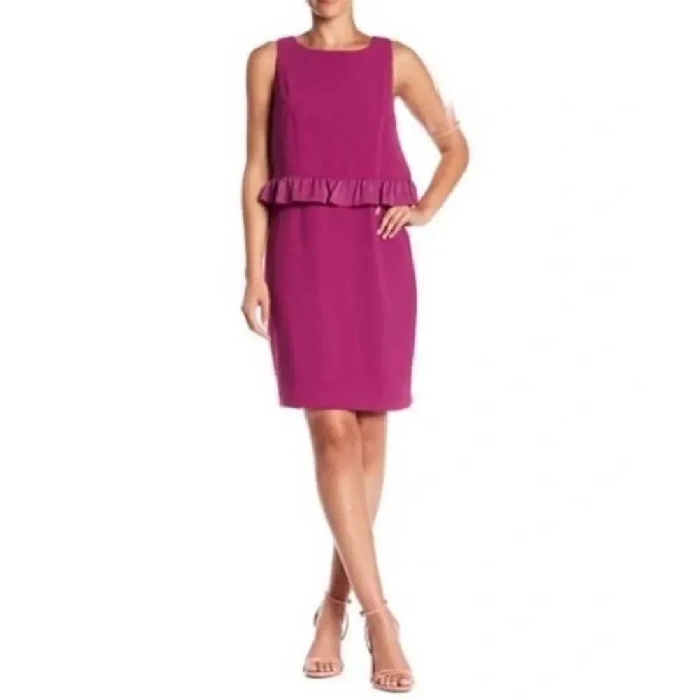 TrinaâTurk TiegesâRuffleâOverlayâDressâSz.â4